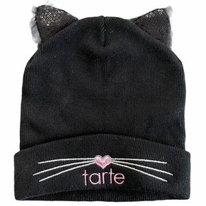 Tarte sex kitten beanie with sequined ears. Rare!!